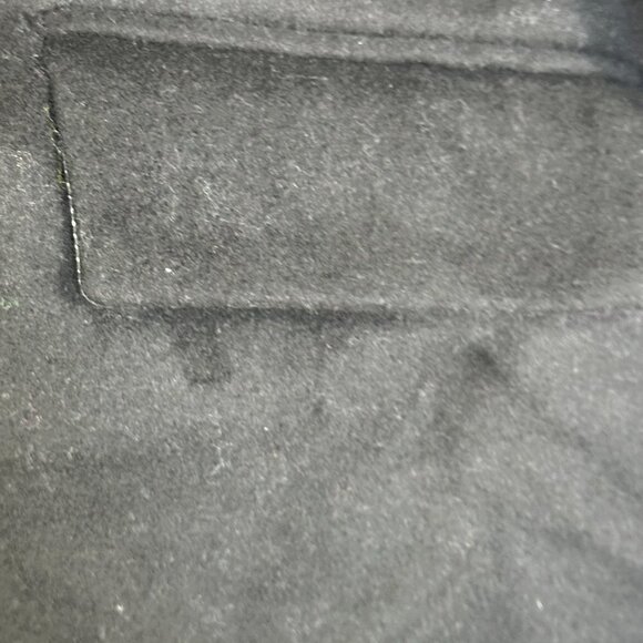 Lauren Ralph Lauren Black Label Wool Peacoat Womens 8 Black Tab Front Button NEW - Picture 6 of 13